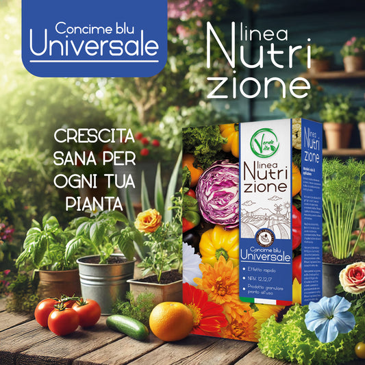 VerdeVita Concime Granulare Blu Universale – Nutrizione Completa per Ogni Tipo di Pianta