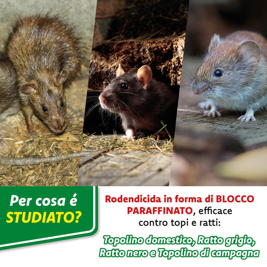 VerdeVita Topicida in Blocchi – Controllo Efficace dei Topi per un Ambiente Sicuro