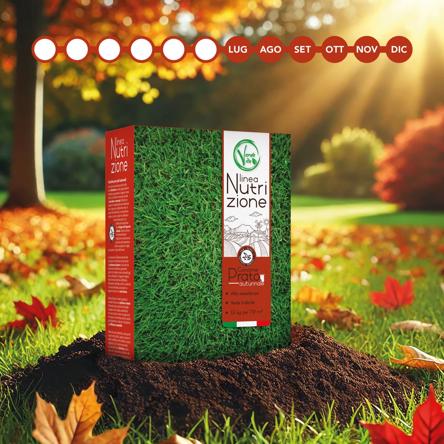 VerdeVita: Concime Granulare Autunnale per Prato – Nutrizione Ideale per la Preparazione Invernale